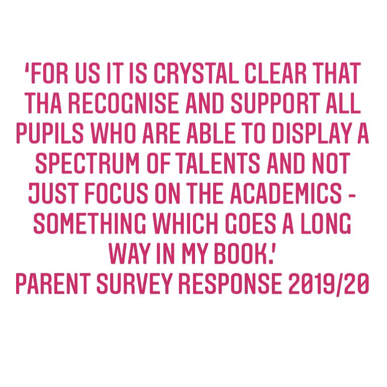 THA_School's tweet photo. What makes us #THAProud? Positive partnerships & feedback from our parent/carers https://t.co/RnJSn6SN1C