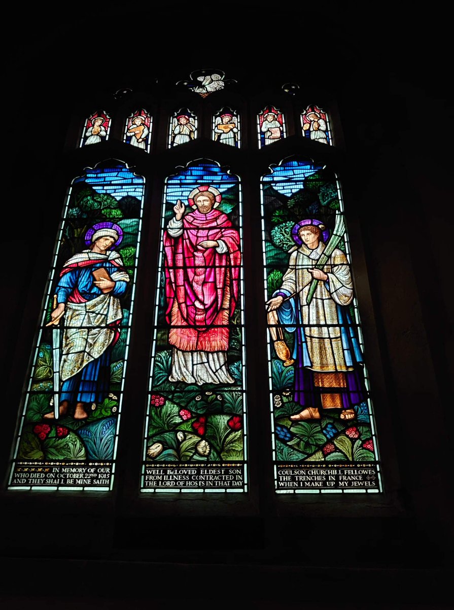 PaulMagan2's tweet image. Some of the beautiful stained glass of The church of St Thomas à Becket Ramsey. Built in the late C12 as a guest house or infirmary for Ramsey Abbey and converted to a church in C13. Three visits later and still can't find the #OSBenchmark @FascinatingFens @FenlandFlag