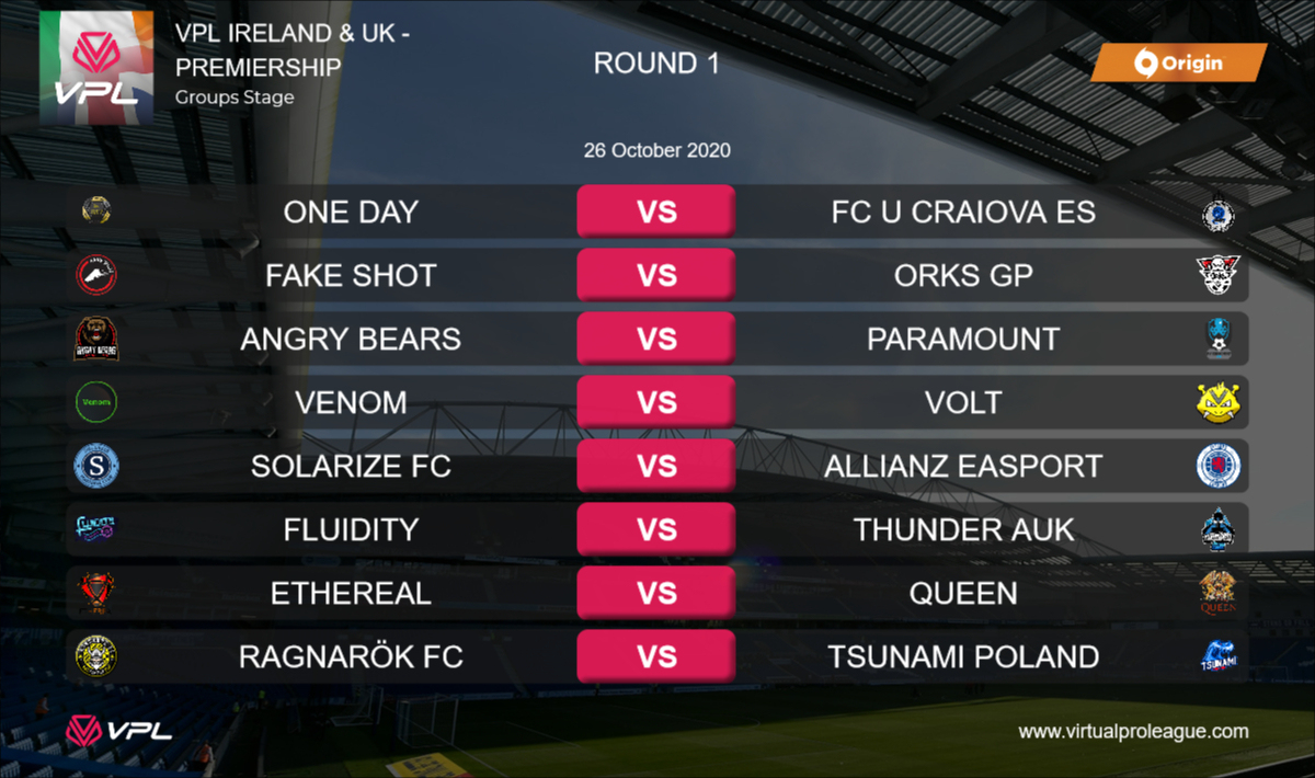 VPL_IrelandUK's tweet photo. VPL Ireland &amp; UK Premiership - First Matches and Starting Table! Kick Off 26th !!! Lets GO!!! https://t.co/nyTkab2yT4