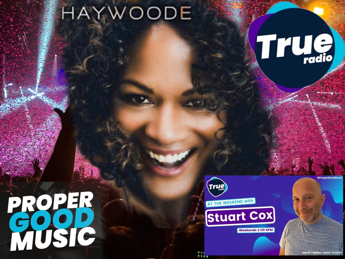 wearetrueradio's tweet photo. On the Stuart Cox show this afternoon our featured artist is the beautiful @HaywoodeMusic showcasing her new album and topical single from 2pm 💜

#TrueNew 
#NewMusic
#ProperGoodMusic 
https://t.co/5512Cq37fu https://t.co/htgo84vi9f