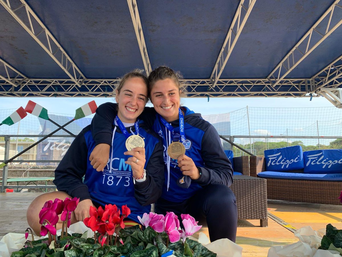 RCMediterraneo's tweet photo. Remo | [European Coastal Rowing Challenge]
• En la modalidad de larga distancia:
🥉Bronce C2x W Carlota González y Teresa Díaz https://t.co/qWOYszhDzu