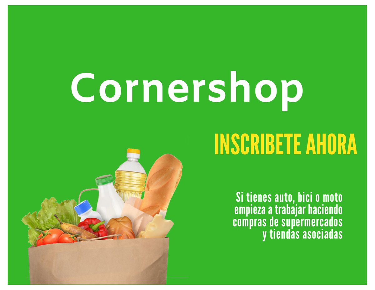 CodigosChile's tweet image. 🇨🇱 CHILE - Santiago - Valparaíso - Concepción
¡Inscríbete en Cornershop y empieza a generar ingresos! -Auto-Bici-Moto
cornershopapp.com/sh/oytzh4ejd

#PlebiscitoChile Servel Apruebo
#AprueboConMiLapizAzul Rechazo #RechazoConElAlma Votar