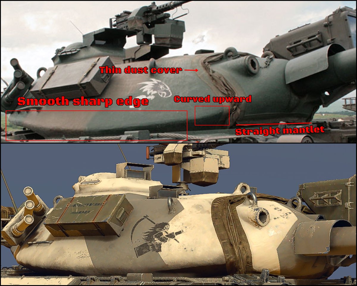 NAMELESS_JSDF's tweet image. WTからの74式は不正確にモデル化されているようです
#warthunder #type74 #74式戦車,