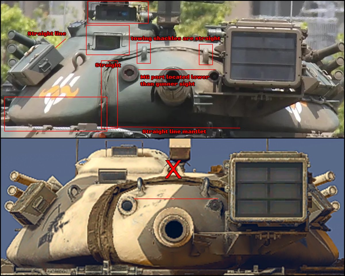 NAMELESS_JSDF's tweet image. WTからの74式は不正確にモデル化されているようです
#warthunder #type74 #74式戦車,