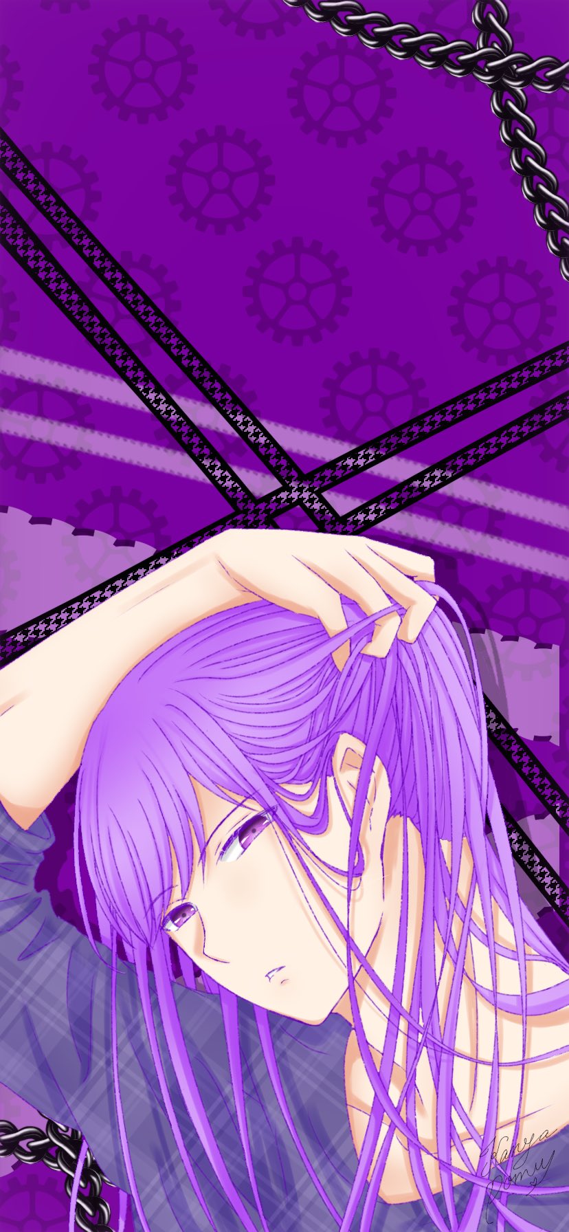 かにゃぽむ 探偵チームkz事件ノートスマホ壁紙イラスト第3弾 黒木 七鬼です 良ければどうぞ 探偵チームkz事件 ノート 探偵チームkz事件ノートイラスト スマホ壁紙 黒木貴和 七鬼忍