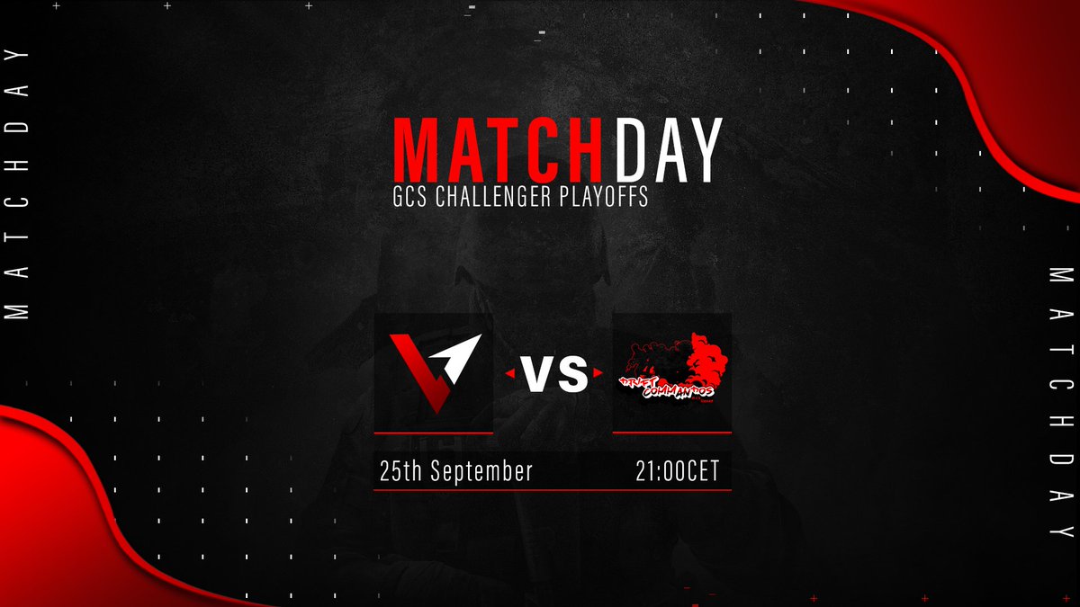 V1CTORY_Esports's tweet photo. [#MatchDay | R6 Ps4]

... the second match today for our Rainbow Six Ps4 Team in the GCS Challenger Playoffs! 😎

🆚 Drift Commando
⏰ 21:00 CET

Line Up:
- @JustXenovia 
- @juste19994
- @FeelMyZZ
- @x1Styxx
- #JSpader

GLHF! 🍀

#Born2Win https://t.co/8mAQteKuzB