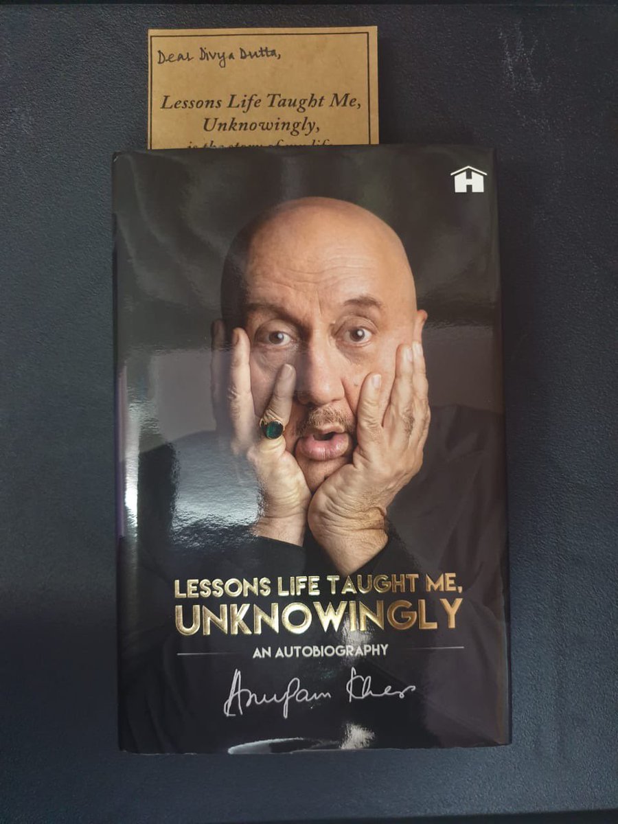 What a special gift on Dussehra!! Can’t wait to read the lessons life taught you unknowingly.:))Lots to learn from u always. You always leave a smile telling life’s experiences !
Hava super trip and a great shoot! And a biggg thankyou @AnupamPKher !! Lots of love.. https://t.co/JhQlQZCJPw