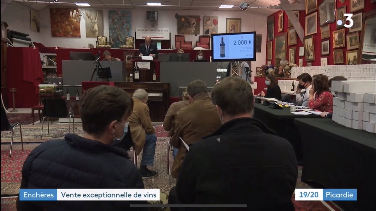 ActeonSenlis's tweet photo. Merci à France 3 pour reportage sur nos ventes exceptionnelles de vins @F3Picardie https://t.co/Eqrtkjzev7 https://t.co/CP4fatqG8l