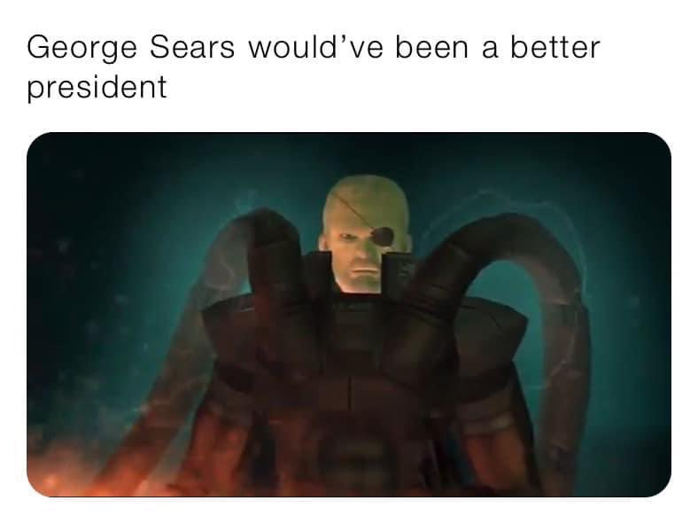 MgsOuterHaven's tweet photo. Now that is a statement, agree? #MetalGearSolid #vote #VoteSears #SundayThoughts https://t.co/lkulfoffmS