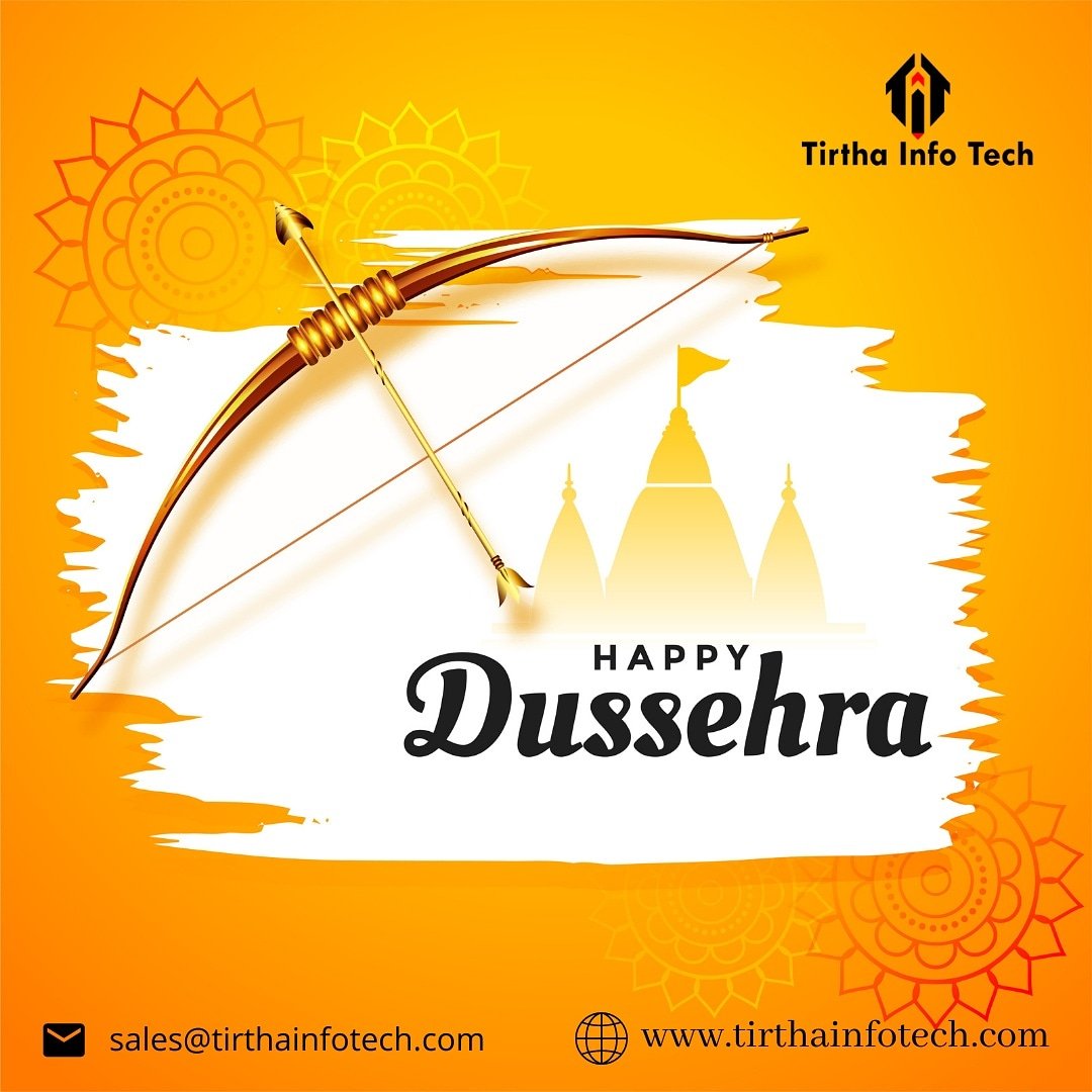 InfoTirtha's tweet photo. Wishing everyone a very Happy Dussehra. May you all be blessed with good health, love &amp; happiness.

#HappyDussehra #ITcompany #Vijayadashami #Ram #dussehracelebrations #dussehramela #dussehra2020 #dussehraspecial https://t.co/fcv65mRs9Z