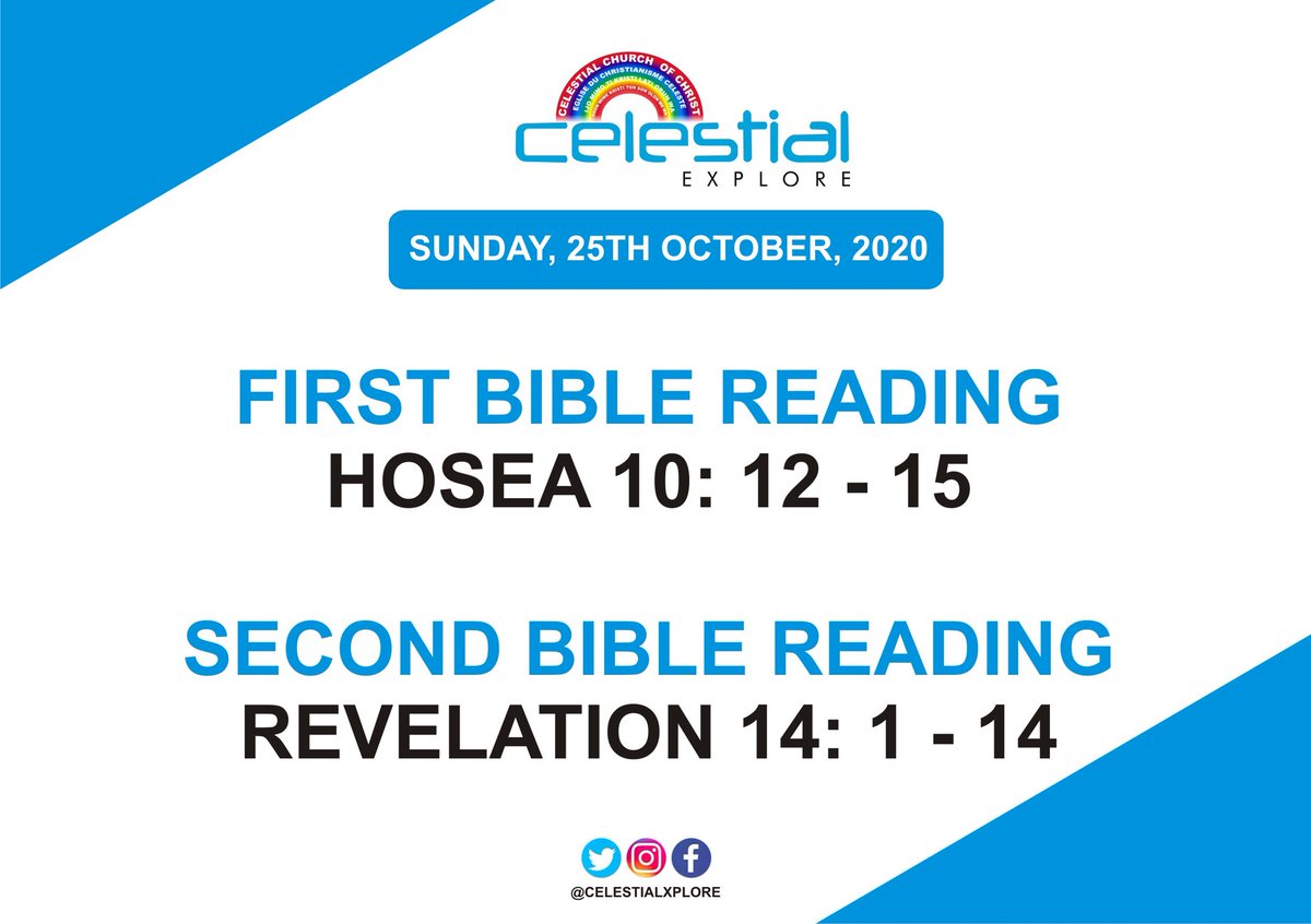 Celestialxplore's tweet photo. Another awesome Sunday to Say "Thank You Jesus" ...

Read your Bible.

Retweet For Others to See. 

Good Morning and Happy Sunday!
#CelestialchurchofChrist https://t.co/O5PRWicVdE