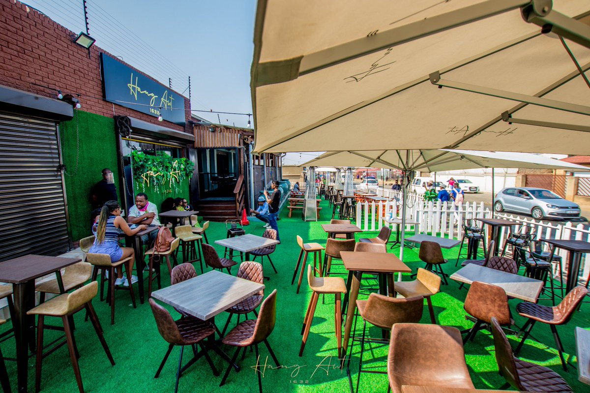 Shimza01's tweet photo. On this day a year ago we opened doors to @thehangawt a restaurant business in the township with the best food and an amazing vibe. A year later and we still going strong, growing, learning, and employing. Happy birthday to Hang Awt 😊🙏🏾❤️🎉🎁🎈🎂 #HangAwt #TownshipEconomy https://t.co/g8LPvAjpsR