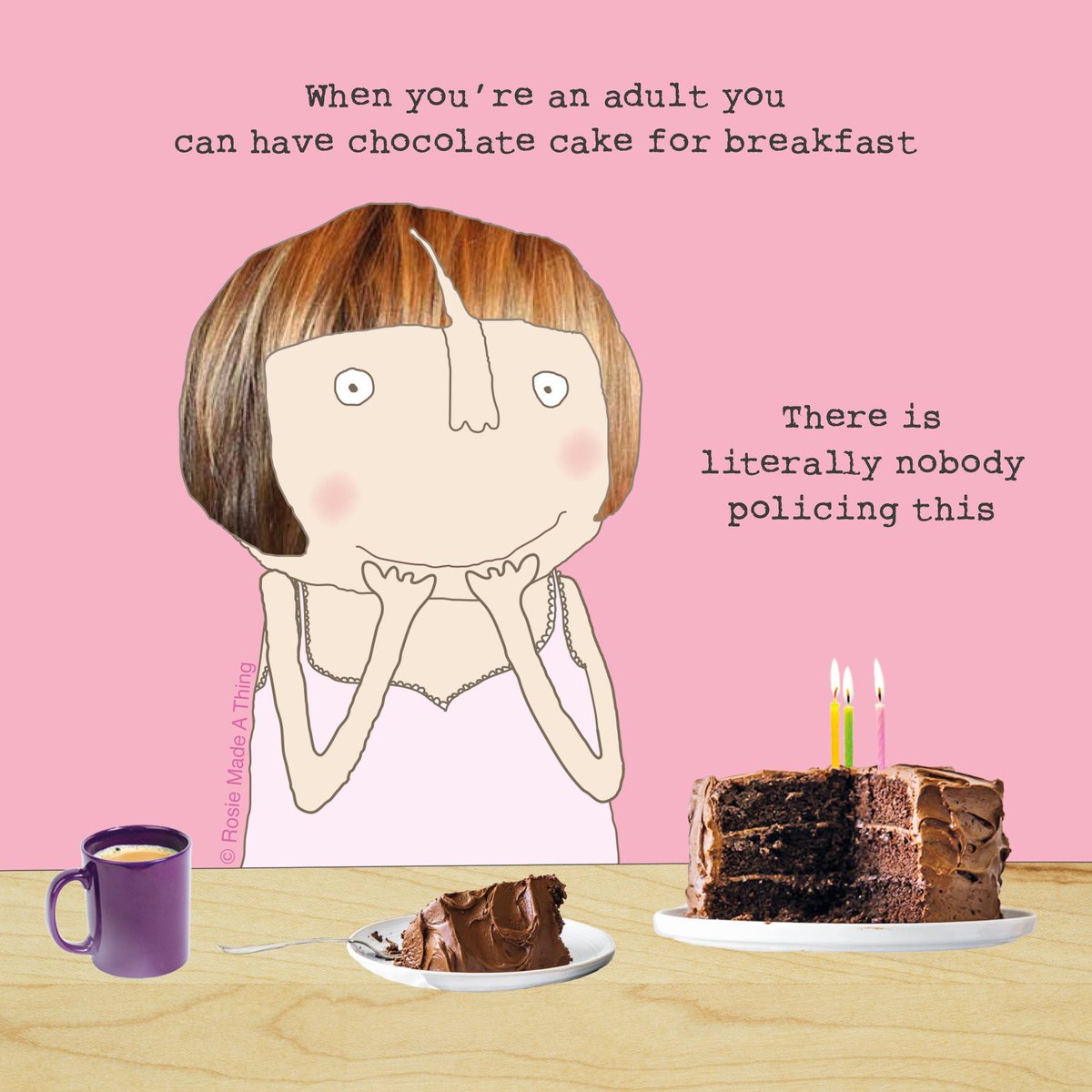 RosieMadeAThing's tweet image. Breakfast of Champions 🍰