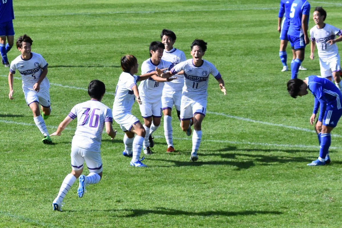 Tohoku_soccer's tweet photo. 【東北地区大学サッカーリーグ第5節】
@めぐみ野サッカー場
vs東北学院大学

結果:1-0(0-0/1-0)〇
得点者:中川(原)

これで開幕から4連勝です！🙌

来週はvs仙台大学(仙台大学サッカー場)です！熱い応援よろしくお願いします🌟 https://t.co/yPAS9KOAt9