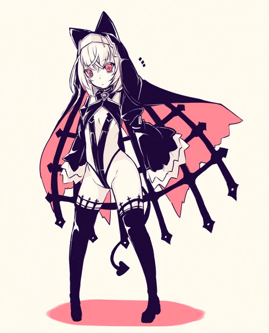 定期的にHなシスター服を描きたくなる 
