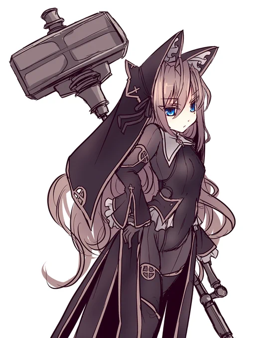 定期的にHなシスター服を描きたくなる 