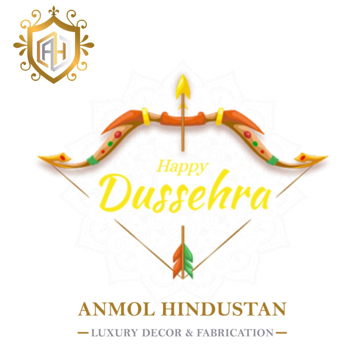 AnmolHindustan's tweet photo. Wishing everyone a very Happy Dussehra. May you all blessed with good health, love &amp; happiness. 
#happydussehra #dussehra #anmolhindustan https://t.co/TH5Y68OJHL
