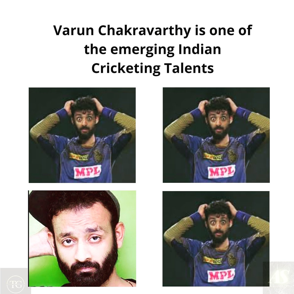 thetrendygeeks's tweet photo. Retweet of you agree
#beyounick #VarunChakravarthy #IPL #IPL2020 #IPLinUAE #IPLT20 #MEMES #Cricket #CricketLive #cricketinsider #YouTube #youtubechannel #SundayThoughts #Sunday #sundaybest #SundayFeels https://t.co/omuC8EGeFq