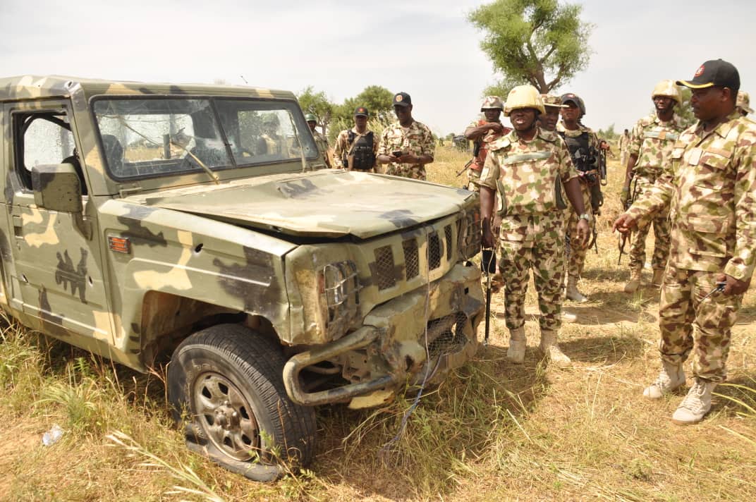 defencemediaops's tweet photo. In continuation of aggressive operations in the North East, troops of subsidiary Operation FIREBALL under Operation LAFIYADOLE have neutralized 16 terrorists and recovered 3 gun trucks, amongst others.
Read More: https://t.co/j6KjufFSkO
#Ourmilitaryiscapable https://t.co/uKODdXI9h9