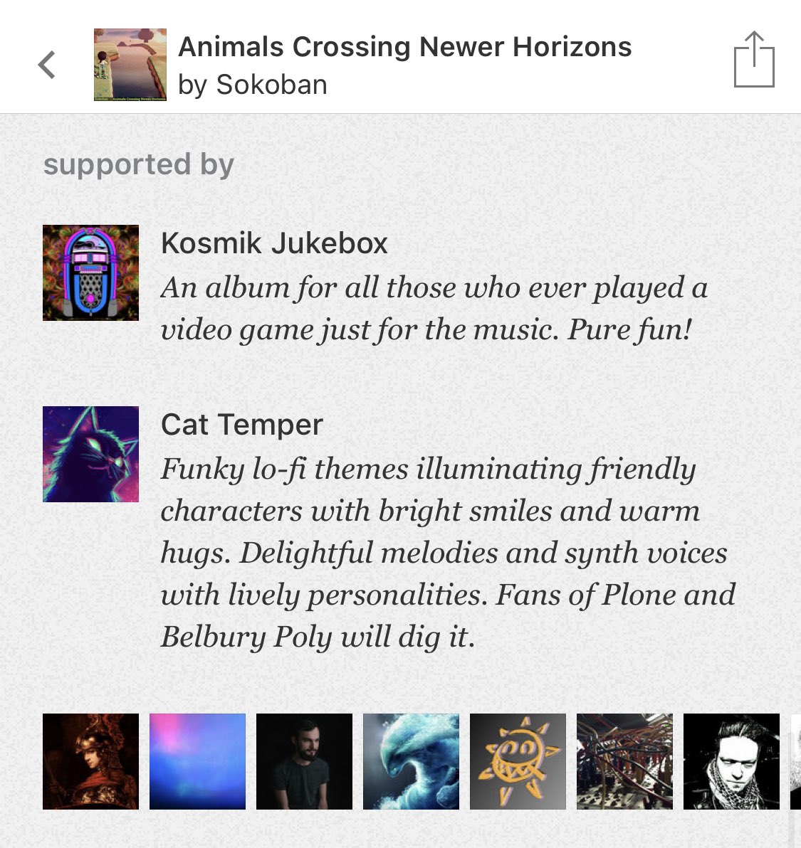 Have you ever played a video game just for the music? Or do you at least like video games?Then  @Sokoban_chill’s  #AnimalCrossingNewHorizons album is for you. As Cat Temper observed: “delightful melodies and synth voices with lovely personalities”. https://binaural-space.bandcamp.com/album/animals-crossing-newer-horizons