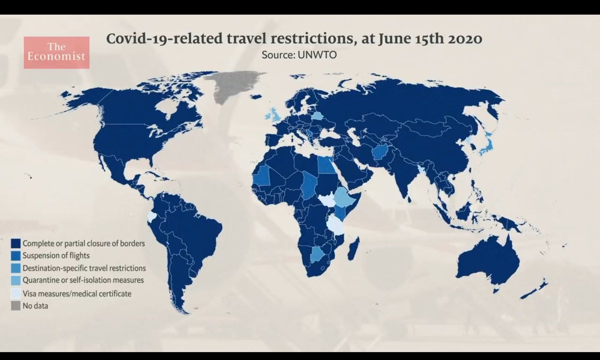 RalucaCulda's tweet photo. In what way the air-travel industry will change after Covid-19 ? 
An #TheEconomist video. 
https://t.co/x55fyrpBU1 https://t.co/RAFpW1DlBt