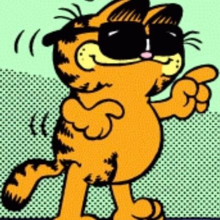 Reactions On Twitter Cool Garfield Cat Wearing Sunglasses And Dancing A Little