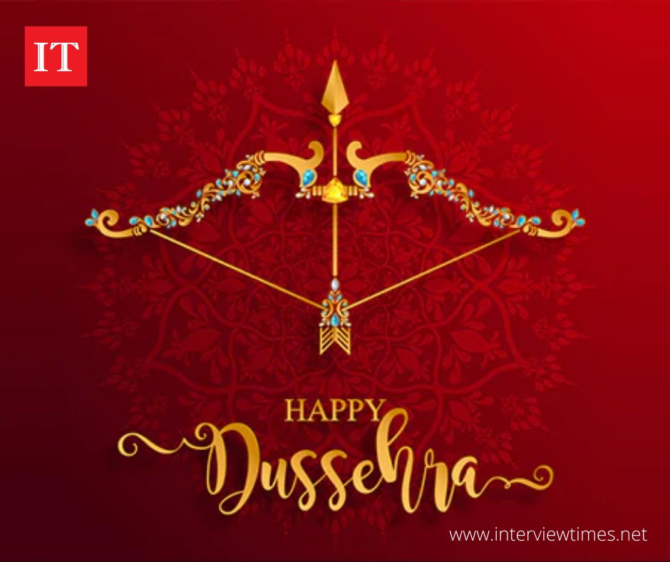 interviewtimes2's tweet photo. On the joyous day of Dussehra, may Shri Rama and Maa Durga bless you with good health, wealth, peace, happiness and prosperity. Wishing you all a very Happy Dussehra!
#TheInterviewTimes #HappyDurgaPuja #HappyDussehra #Dussehra #dussehra2020 #durgamaa #JaiShreeRam #festivevibes https://t.co/CMfEderW1m