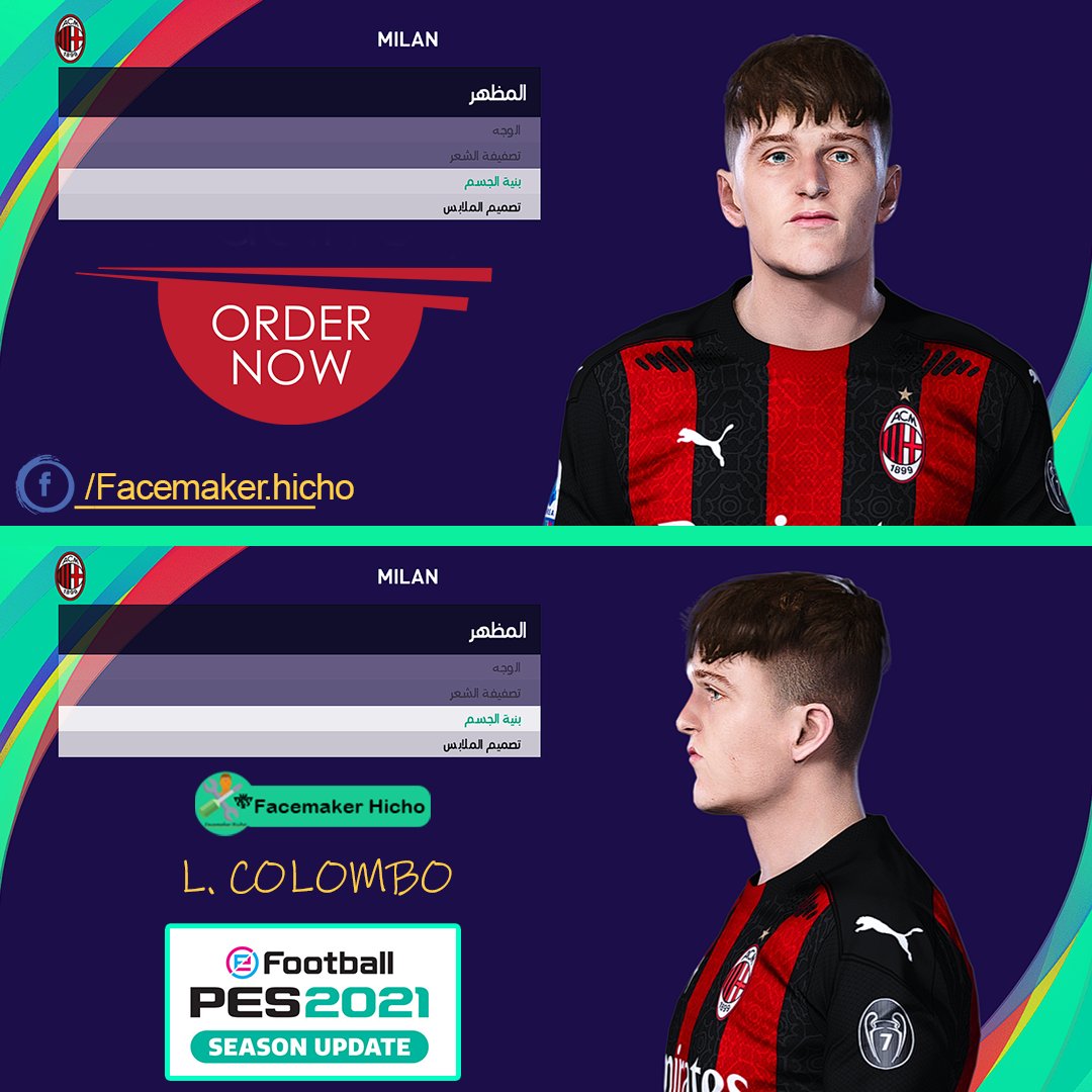 FacemakerH's tweet photo. -#PES20 #PES21 BY #Facemaker_Hicho 🌸
----------------------------------------------
- New Face ☑️ : ⚽ #lorenzoColombo ⚽
---------------------------
- CONTACT ME NOW ☎️
---------------------------
- DONATE ❤️ ⤵️⤵️
_
➡️ hichamou.moussaoui@gmail.com ⬅️
- https://t.co/8NePljRdPh
