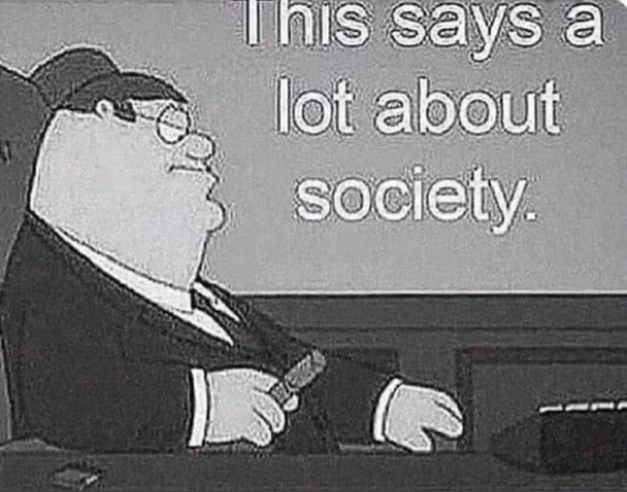 reactions on Twitter: &quot;peter griffin family guy serious smoking cigar  thinking black and white this says a lot about society… &quot;