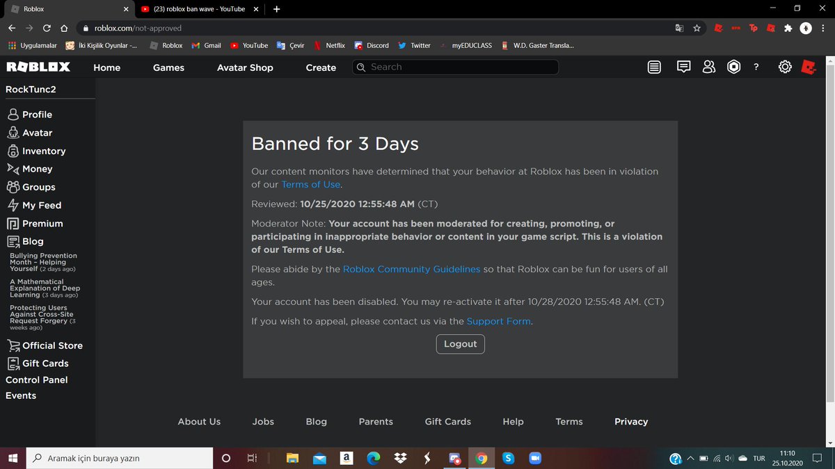 TheBetterJet's tweet image. Bruh... i did nothing and my game Execution Simulator banned. i just used 1 free model and got banned months later. Thanks for the false ban roblox... #robloxban #robloxbanwave @Roblox @DavidBaszucki