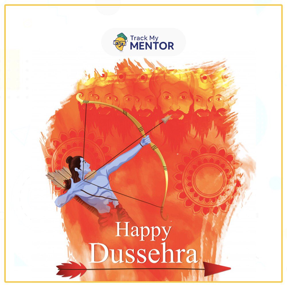 trackmymentor's tweet photo. May Goddess Durga bless you with all that you have wished for, on the auspicious festival of Dussehra. 

May you succeed in removing evil from your life. 

Happy Vijaya Dashami.
#HappyDussehra #HappyVijayadashami #trackmymentor https://t.co/LUT1eNYmNg