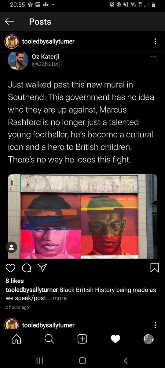 Brave1Graffiti's tweet photo. New street art
Vid here: https://t.co/WWExLu71C5

#southend #graffitiart #foodpoverty #marcusrashford #streetart #streetartuk #contemporaryart #newart #glitch #glitchaesthetic  #graffitiessex  #bravearts #socialjustice #art #instaart #blackhistorymonth #blm #blackhistorymonth2020 https://t.co/QkjdkeX3t1