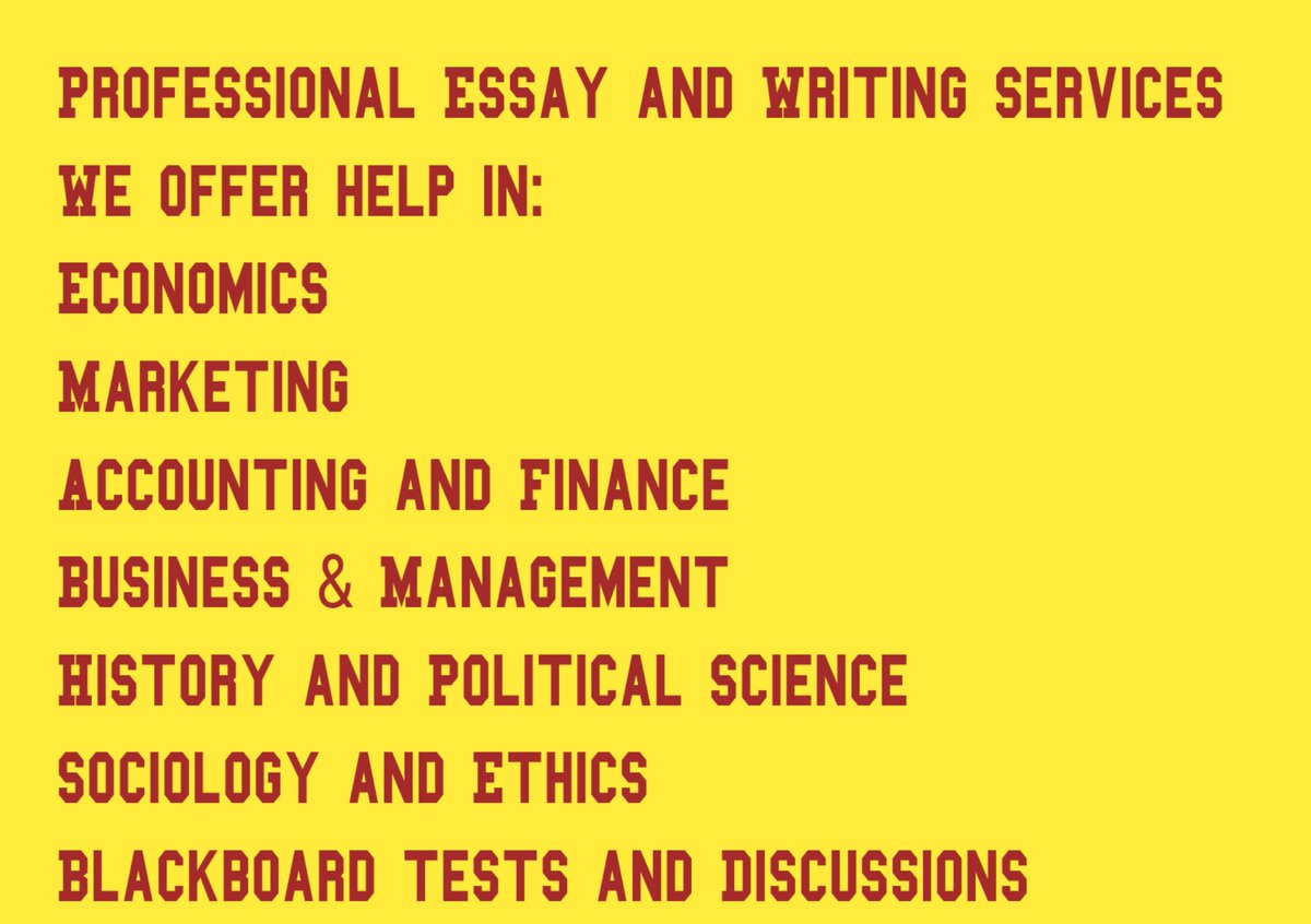 Assignmenthelp1's tweet image. Need help with your assignments, discussion boards and online tests? Hmu
#ncat #hbcu #university  #college #studentlife #canvas #blackboard #onlineclass #onlineexam #cuny #history  #assignments #boston #exams #umich #goblue #udsummer #tritonpride #studentathlete #bthere #baylor