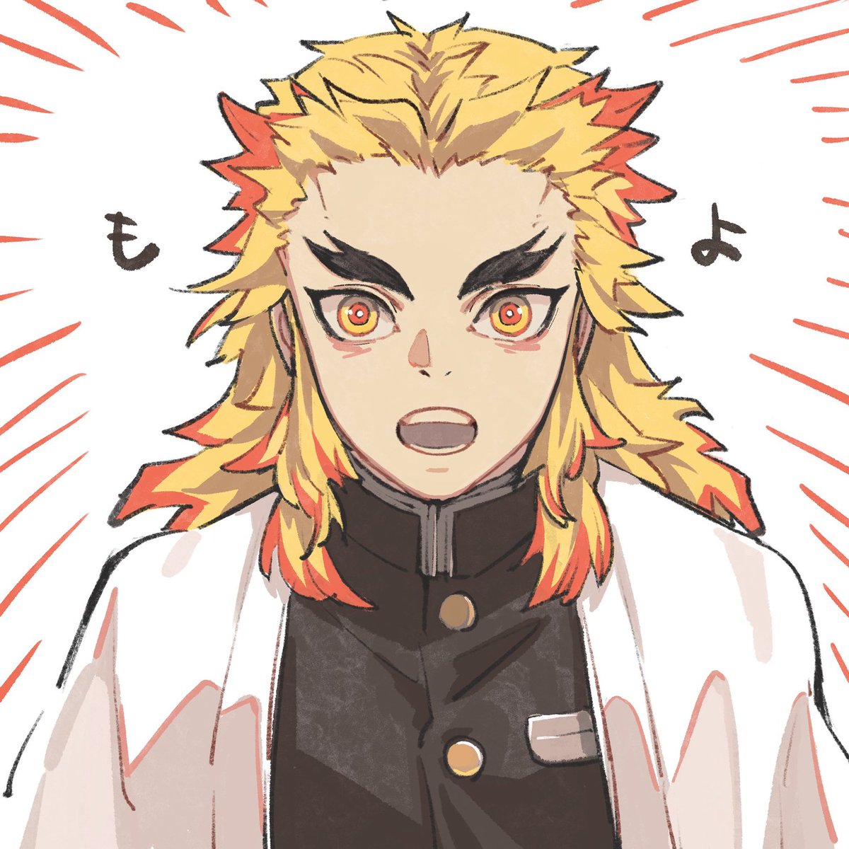 ありがとうございました 金髪ロングクール系女子の照れ顔 T C いちろくのイラスト