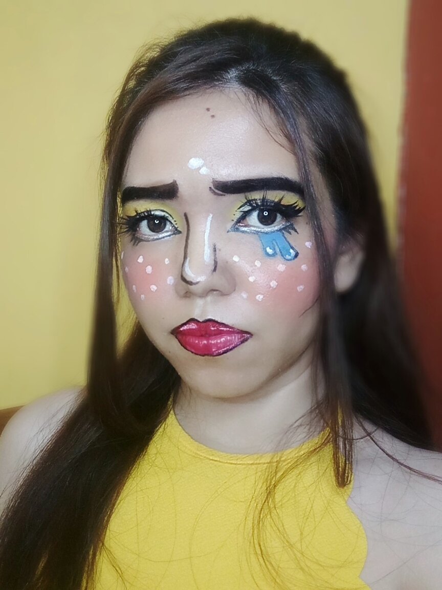 CandyqueenMaria's tweet photo. My Makeup Popart Cosmicππ₯
#makeupfullcolour #makeup #popart #paintingface #pop #linerainbow #eyesgliter #eyeliner #beauty #beautymakeup #coloureyeshdow #cosmetic #beautycosmetic #makeupartist #maybline #brandcosmetic #makeupobbsesion #lipstick #beauty #popartstyle #mua #eye https://t.co/4ZJPoFHdco