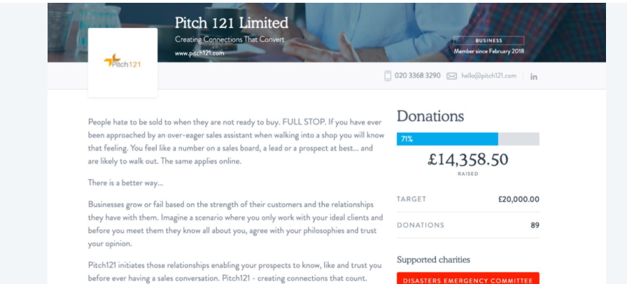 DLAIgnite's tweet image. Including charity giving into Pitch121’s DNA was one of Laura’s proudest decisions, and her one tip? Click here: buff.ly/36Pevkg @laurajhannan @Pitch121 @DLAIgnite #Startingout #Founding #FoundersAdvice