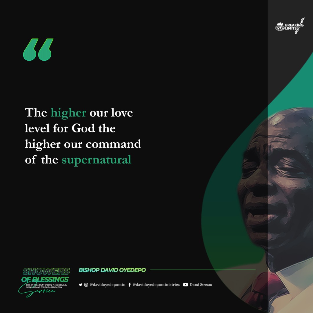 WinnersWLD's tweet photo. 'The higher your love level for God the higher our command of the supernatural.
You can't serve God and not be openly rewarded' - Bishop David Oyedepo
#LFCLiveService
#ShowersOfBlessings
#BreakingLimit https://t.co/6rjdrPv0jy