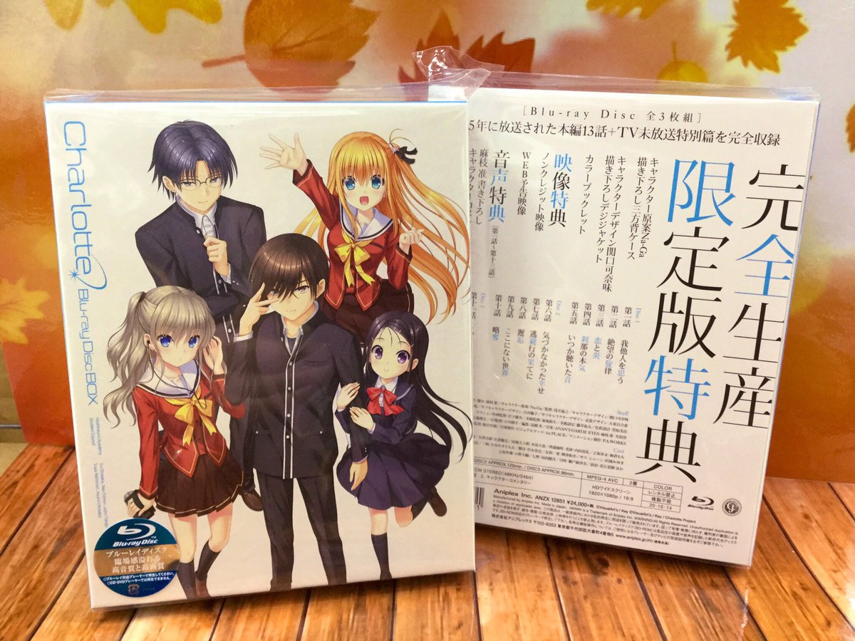 Charlotte Blu Ray Disc Box Notari Paragraf Rs