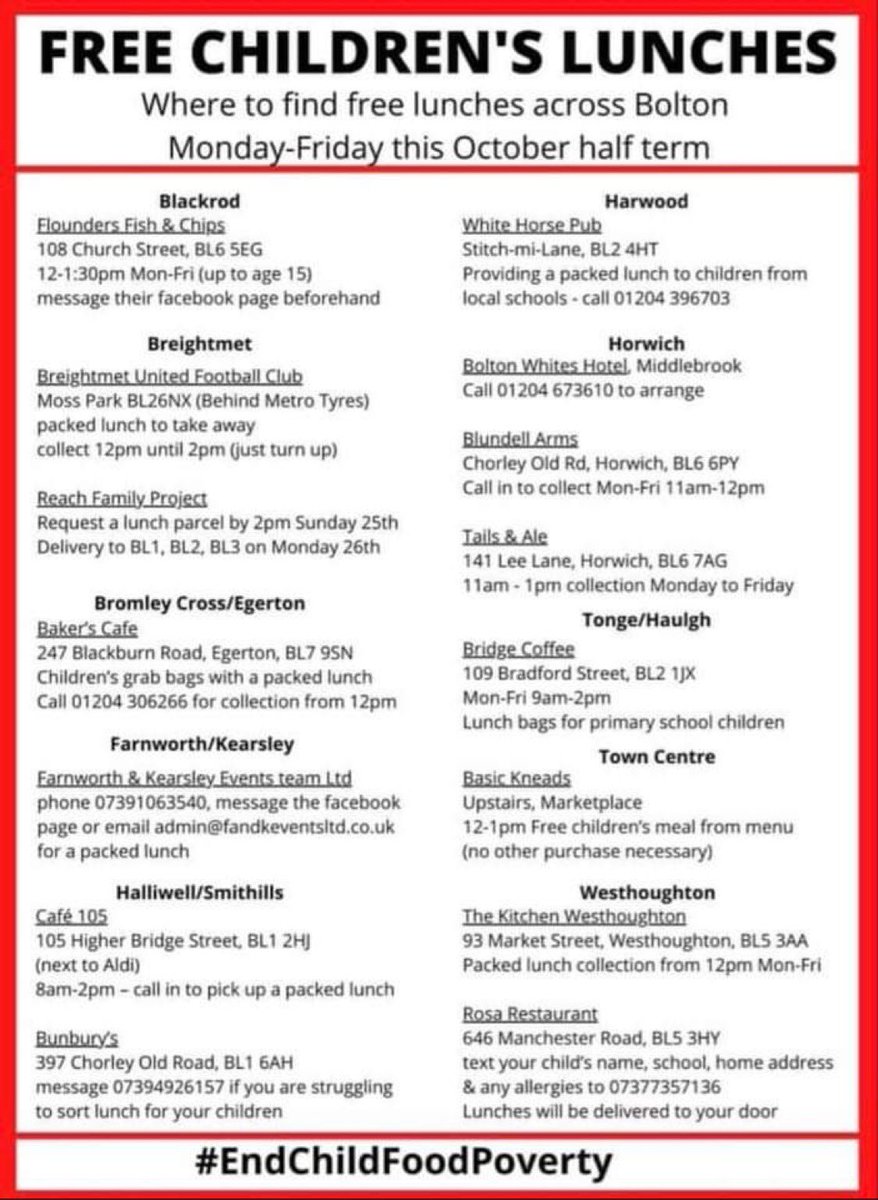 ladywoodschool's tweet photo. Here is a list of local businesses who are supporting the #FreeSchoolMeals campaign throughout half term! It’s truly amazing to see our communities coming together. @WoodbridgeTrust @WB_College @LadywoodOS https://t.co/a2W2dzKBj3