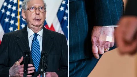 The Good Liars On Twitter An Extremely Credibly Source Is Saying Mitch Mcconnell Has Been Dead For Years And Now He S A Zombie Forced To Roam The Land While His Skin And