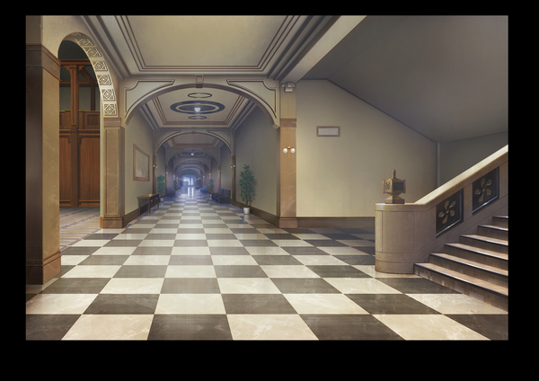 AA5 cel + hallway BG + storyboardsFuse's correction is in red, more info of each images, scripts, and more images here : http://www.capcom-unity.com.br/2013/10/25/intro-to-japanese-anime-production-starring-phoenix-wright/