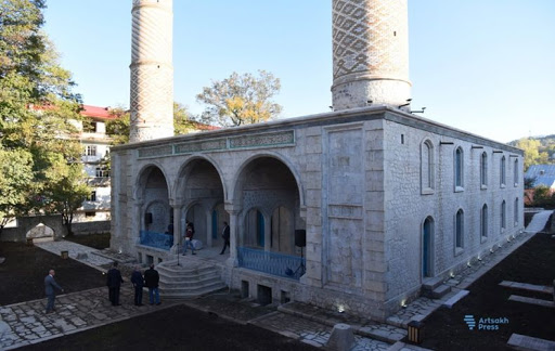 The consequence of the pressure of the Muslim tribes was the formation of the Karabakh Khanate, a self-proclaimed but short-lived Muslim principality in Artsakh that in 1805 was absorbed into the Russian Empire, after 40 years, and eventually abolished.[Mosque of Govhar aga]