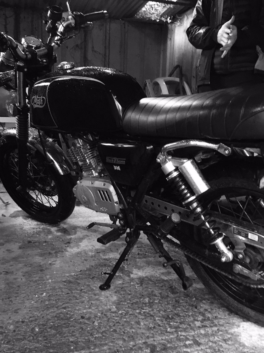 I want to say a huge thank you to any car that came across a small girl on this little bike on the A41 towards Whitchurch yesterday afternoon. A 90 mile ride in appalling weather conditions was made safe by all the tremendous car drivers who gave me space and consideration. 😘