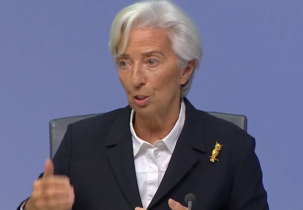 at the time, early Jan  @Lagarde wearing a pagan symbol on her lapel? now she is the head of the  @ECB /28