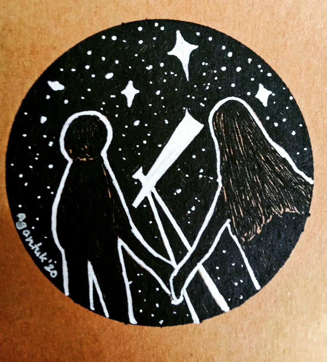 StrangerAgantuk's tweet photo. Jan mein raato mein taare ginta Hu
Aur tere kadmo me aahat sunta Hu
#inktober2020
#inktober2020day25 #buddy #stargazing #penillustrator #penartist #AgantuksArt #inktoberwithagantuk #illustrator #illustration #stars #planets https://t.co/cUptD7KmIU