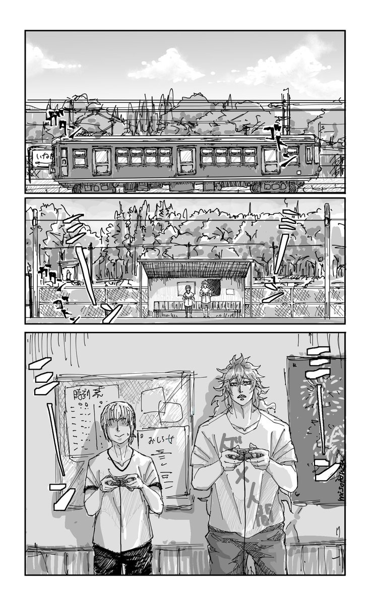 以前別垢で描いてたぼく夏イデ監?
ダイジェスト方式なので1枚ずつで雰囲気で見てください?‍♀️ 