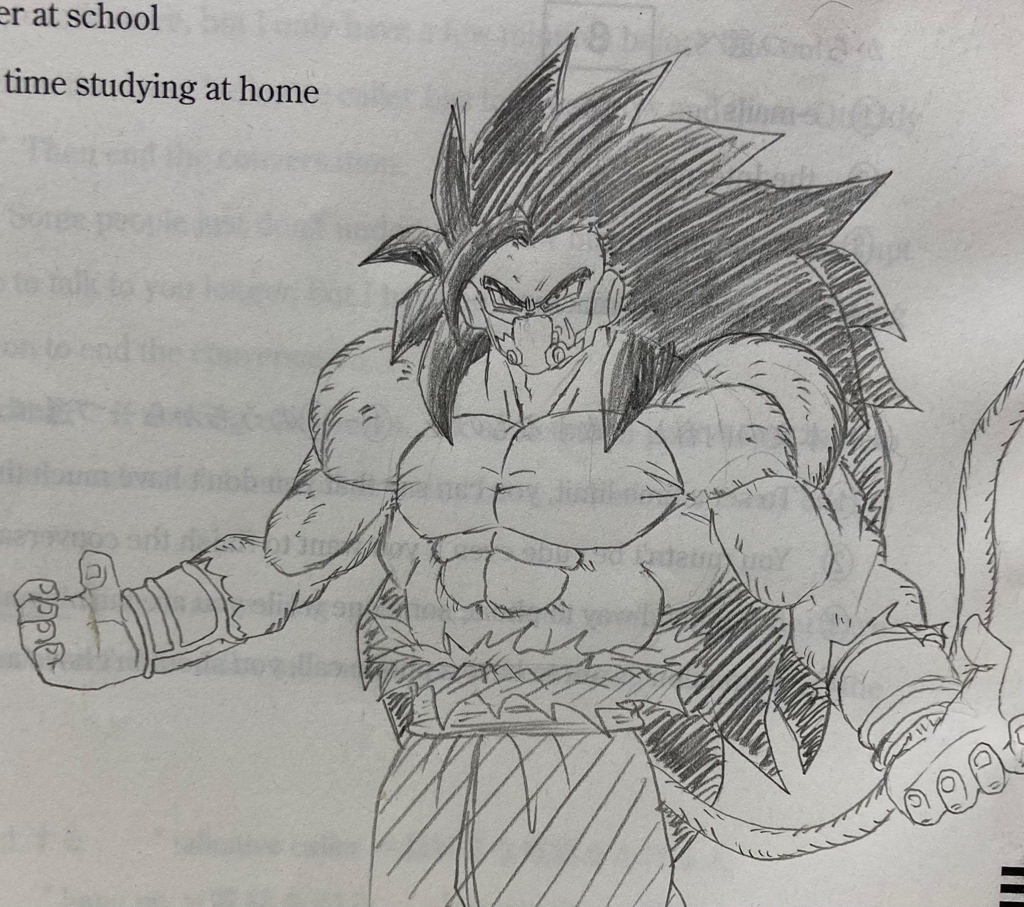 ナカハル 自称絵描き Sur Twitter 落書き カンバーの超サイヤ人4とカンバーの素顔 予想 を落書きで描く イラスト スーパードラゴンボールヒーローズ 落書き カンバー T Co Uhj7jdheoc Twitter