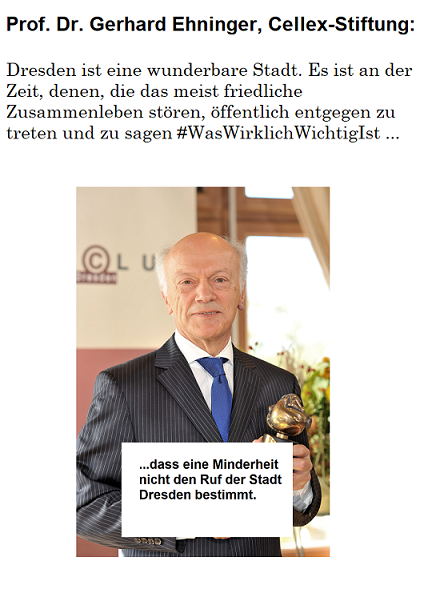 BuntesDresden's tweet photo. Diese Woche läuft der Hashtag 
#WasWirklichWichtigIst 
Darunter meldet sich die sonst eher leise Mehrheit zu Wort. Das wird nicht einstimmig, sondern so vielfältig wie unsere Demokratie nun mal ist. 
Bitte Teilen und Mitmachen. 
Danke. #Dresden https://t.co/QqKe3RQsYC