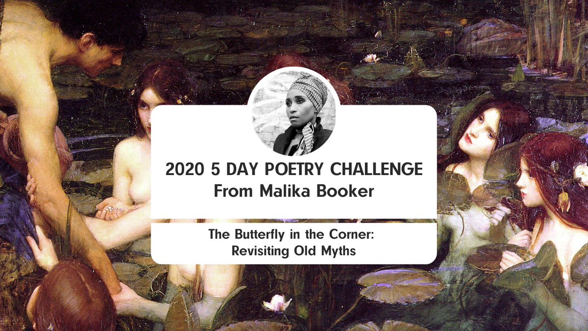 Join in our (free!) 5-Day Poetry challenge with @Malikabooker; receive her instructions via email to write a mythology themed poem from 29 Oct to 2 Nov... A randomly selected poet will win a free Arvon masterclass! Sign up by 17:00 on 27 Oct: lght.ly/6bjc1ba
