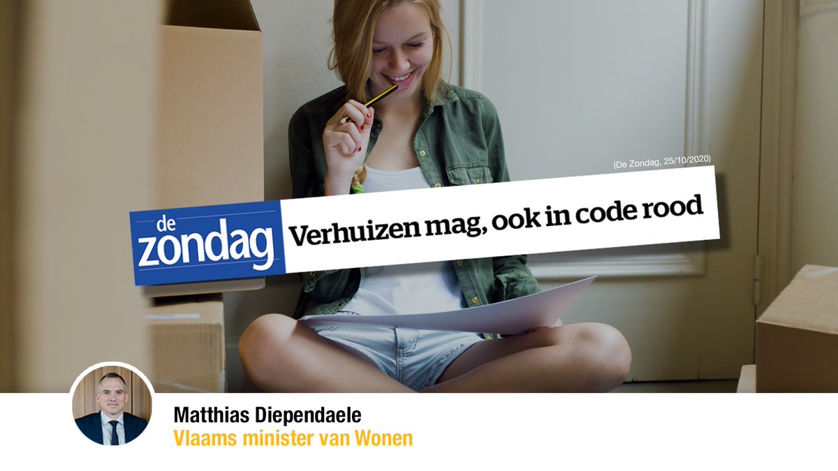 Goed nieuws! Met de kleurencodes 🟢🟡🟠🔴 geven we aan welke maatregelen er gelden binnen de woonsector. Een ding staat vast: verhuizen mag in alle (veilige!) omstandigheden! 👍

▶️ Meer info: bit.ly/3jrP5vP